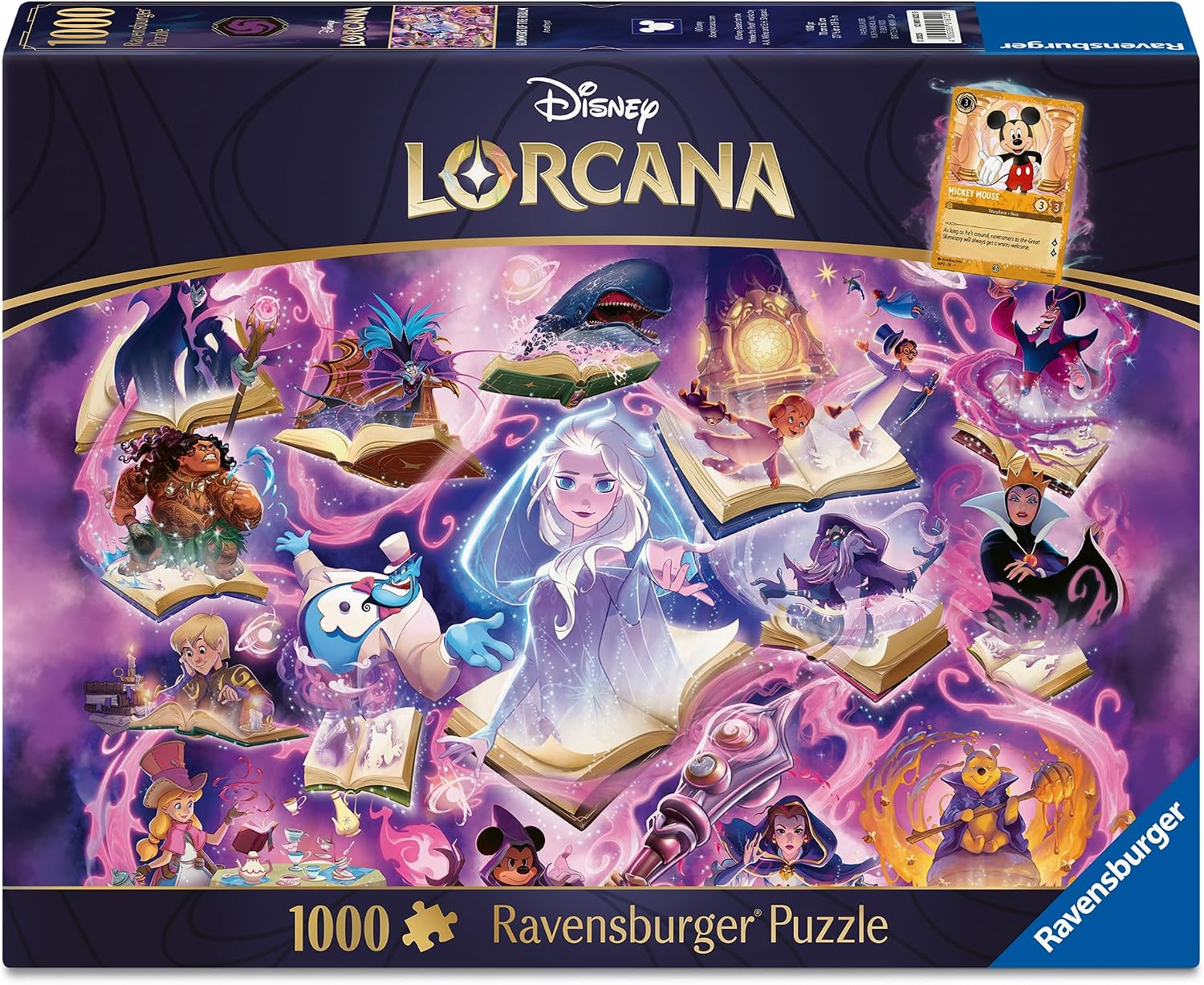Disney Lorcana - Glimmers of The Realm: Amethyst 1000 Piece Jigsaw Puzzle