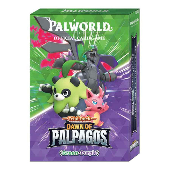 Palworld Starter Deck "Dawn of Palpagos Green・Purple"